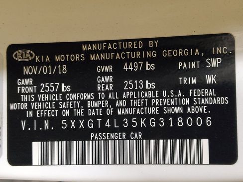 Used 2019 Kia Optima LX image 33