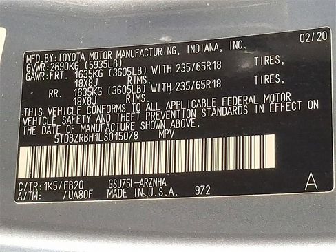 Used 2020 Toyota Highlander LE image 26