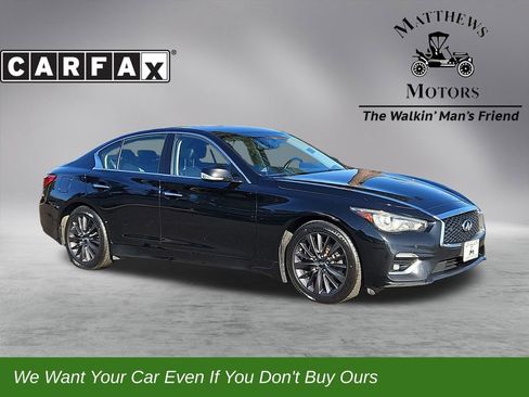 Used 2022 INFINITI Q50 Luxe w/ Cargo Package AWD/4WD image 1