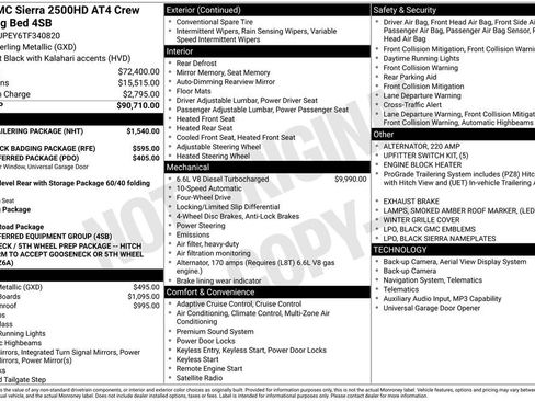 New 2026 GMC Sierra 2500 AT4 w/ Max Trailering Package AWD/4WD image 3