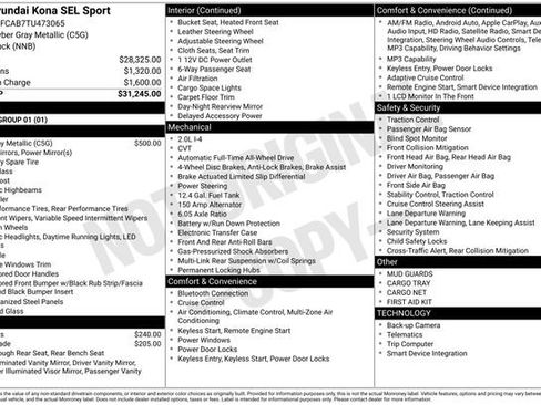 New 2026 Hyundai Kona SEL Sport AWD/4WD image 23