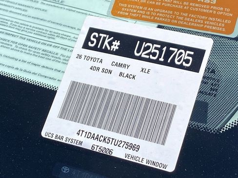 Certified 2026 Toyota Camry XLE w/ Premium Package image 38