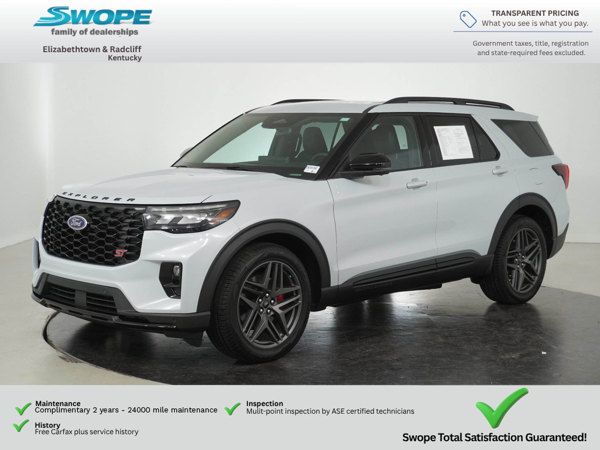 Used 2026 Ford Explorer ST w/ Sun And Sound Package AWD/4WD image 7