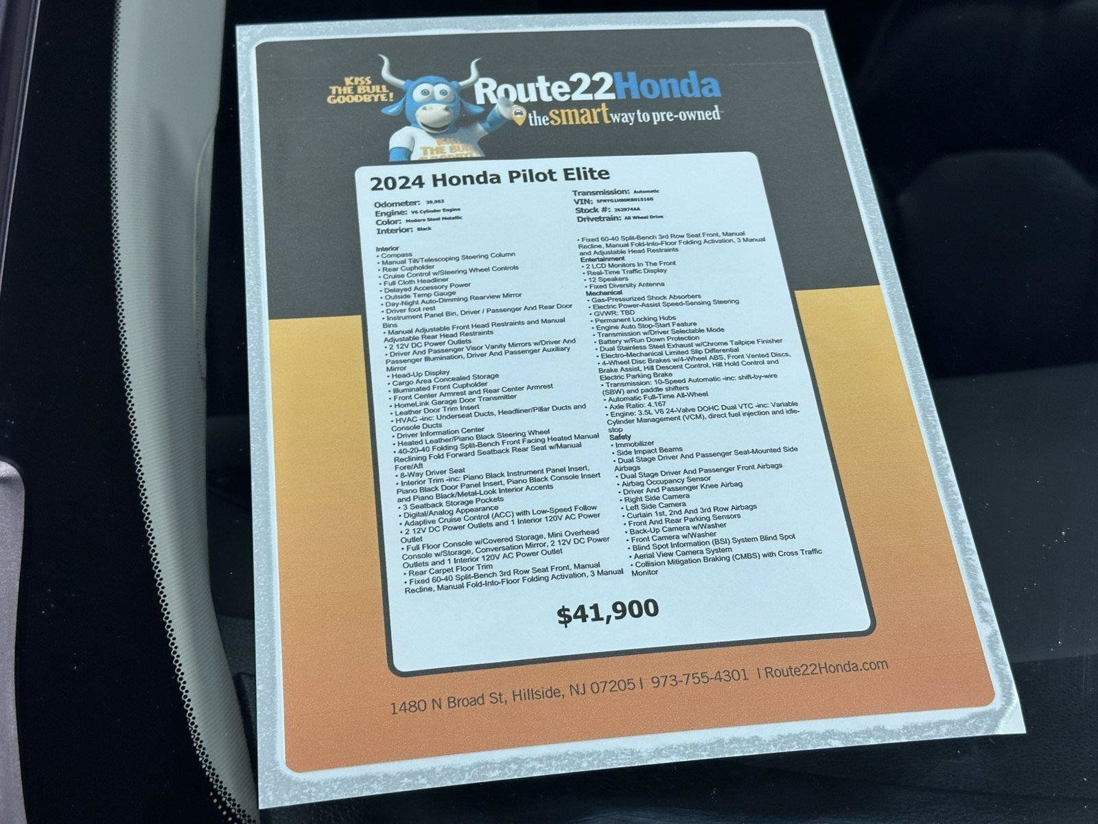 Certified 2024 Honda Pilot Elite image 40