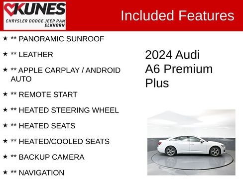 Used 2024 Audi A6 Premium Plus image 2