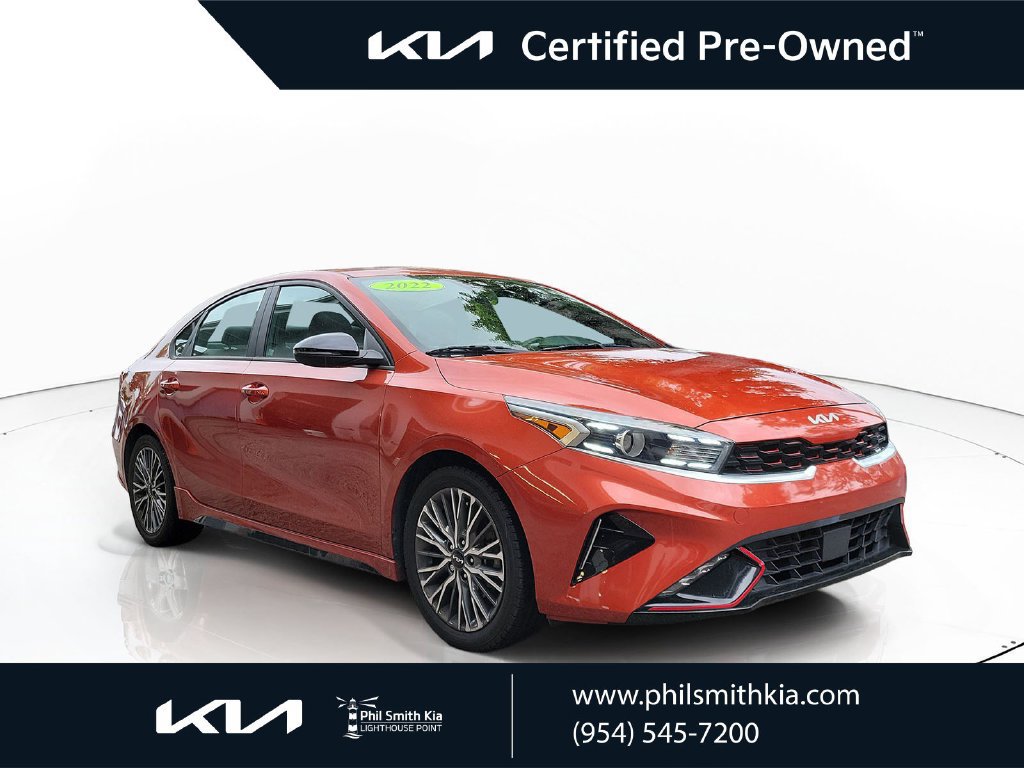 Certified 2022 Kia Forte GT-Line w/ GT-Line Premium Package FWD image 1