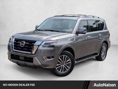 Used 2023 Nissan Armada SL w/ Captain's Chairs Package RWD image 1