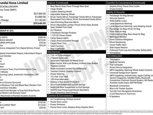 Used 2020 Hyundai Kona Limited image 2