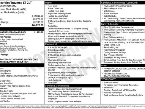 Used 2026 Chevrolet Traverse LT w/ Driver Confidence Package AWD/4WD image 4