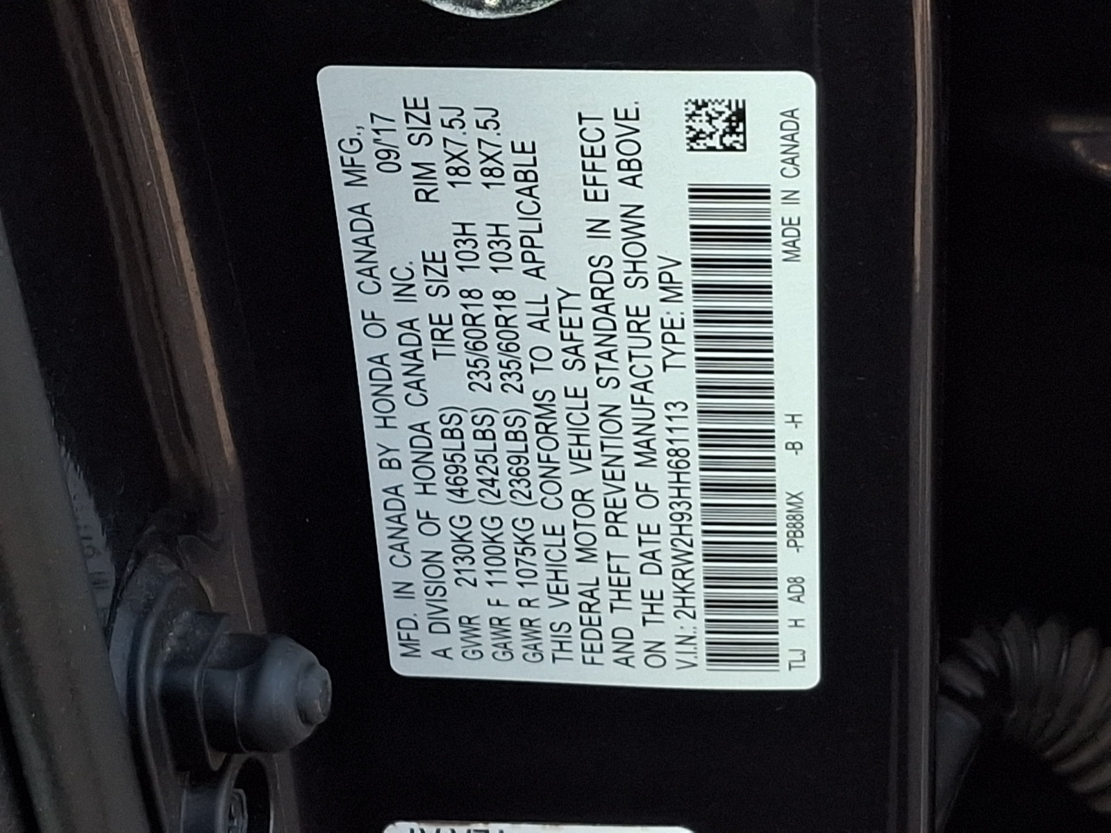 Used 2017 Honda CR-V Touring image 28