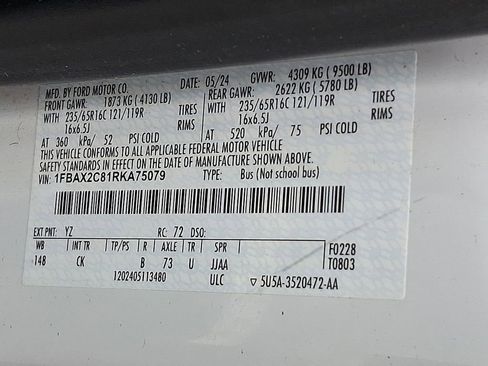 Used 2024 Ford Transit 350 XLT image 27