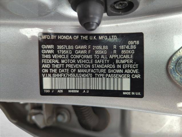 Certified 2018 Honda Civic EX image 14