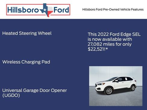 Used 2022 Ford Edge SEL w/ Convenience Package AWD/4WD image 13