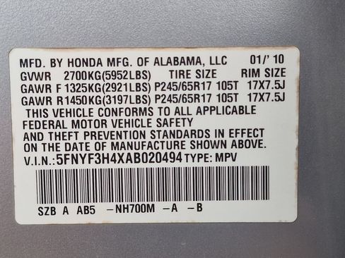 Used 2010 Honda Pilot EX image 30