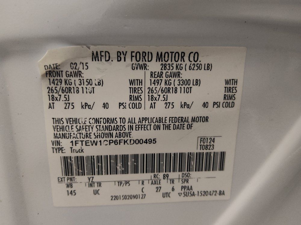 Used 2015 Ford F150 XLT w/ Equipment Group 301A Mid RWD image 33