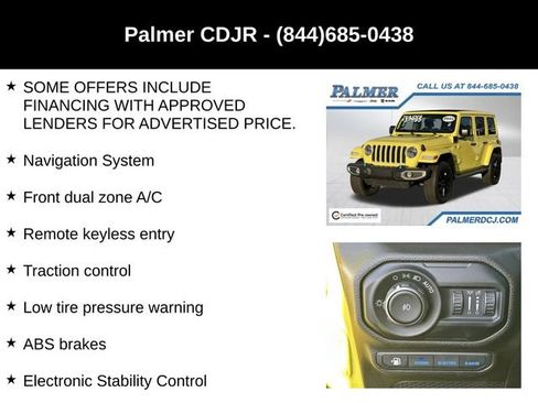 Certified 2022 Jeep Wrangler Unlimited Sahara 4xe w/ Cold Weather Group image 30