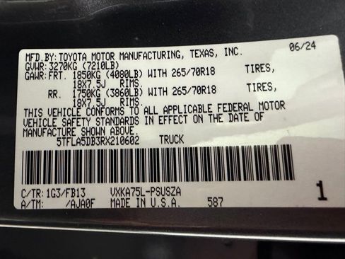 Used 2024 Toyota Tundra SR5 w/ SR5 Convenience Package image 48