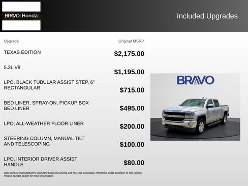 Used 2018 Chevrolet Silverado 1500 LT w/ Texas Edition RWD image 5
