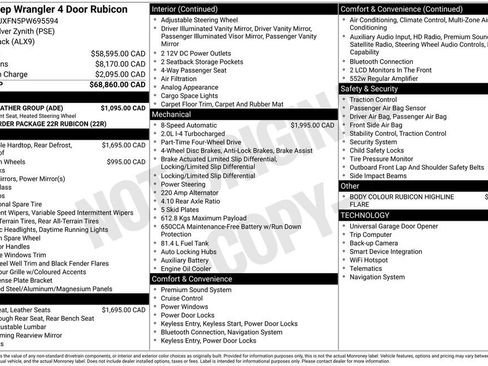 Used 2023 Jeep Wrangler Unlimited Rubicon w/ Cold Weather Group AWD/4WD image 13