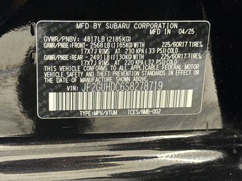 Certified 2025 Subaru Crosstrek 2.0i Premium image 26