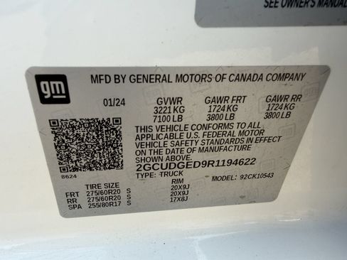 Used 2024 Chevrolet Silverado 1500 LTZ AWD/4WD image 30
