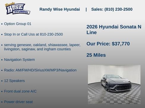 New 2026 Hyundai Sonata N Line FWD image 5