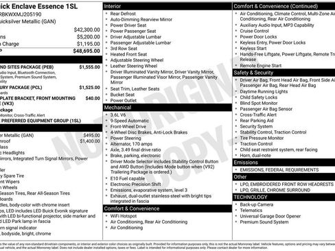 Used 2021 Buick Enclave Essence w/ Sound and Sites Package image 6