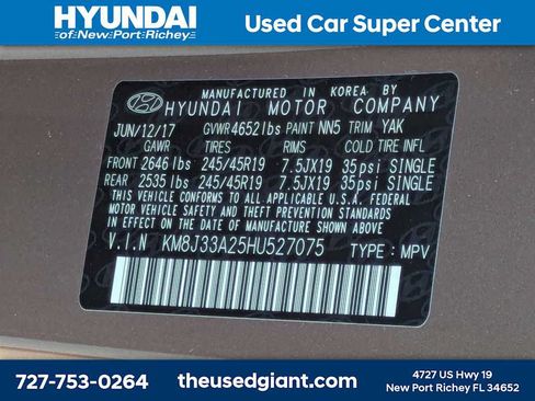 Used 2017 Hyundai Tucson Sport FWD image 38