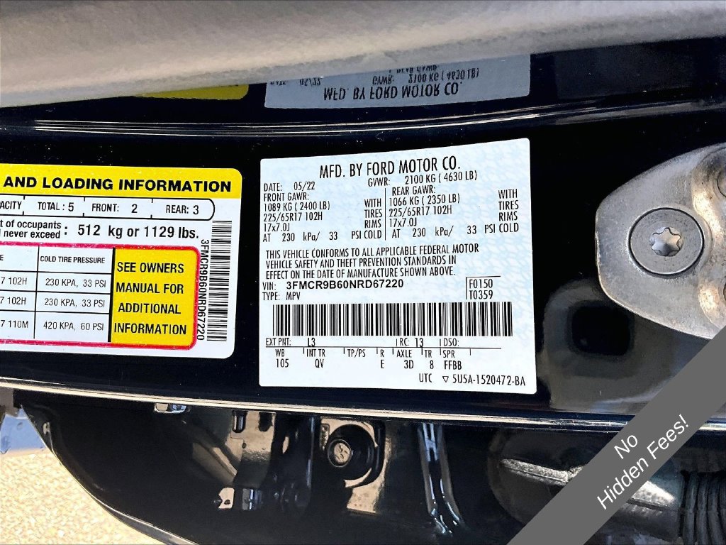Used 2022 Ford Bronco Sport Big Bend w/ Convenience Package AWD/4WD image 27