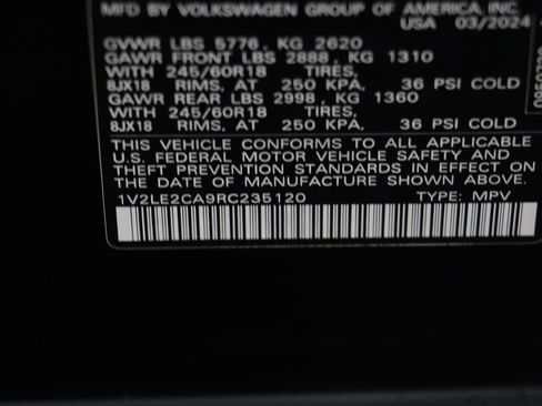 Used 2024 Volkswagen Atlas Cross Sport SE AWD/4WD image 22