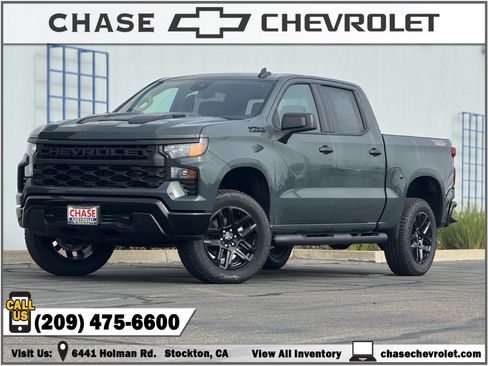New 2026 Chevrolet Silverado 1500 Custom Trail Boss w/ Turbomax Blackout Package image 1