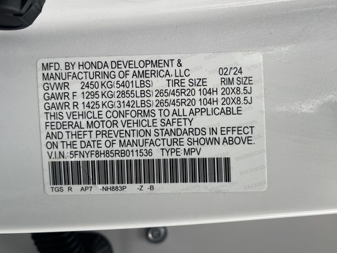 Certified 2024 Honda Passport Black Edition image 36