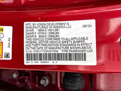 Used 2024 Honda Accord LX image 33