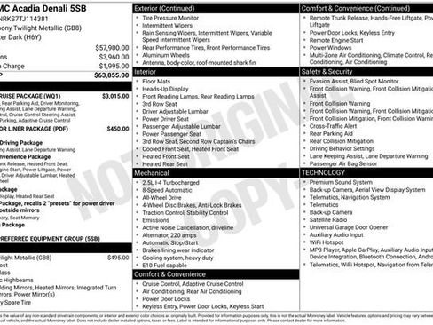 Used 2026 GMC Acadia Denali w/ Super Cruise Package AWD/4WD image 49