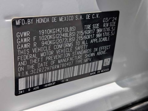 Certified 2024 Honda HR-V EX-L image 31