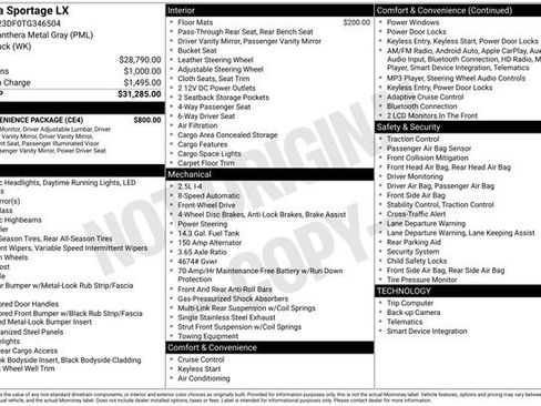 Certified 2026 Kia Sportage LX w/ LX Convenience Package image 15