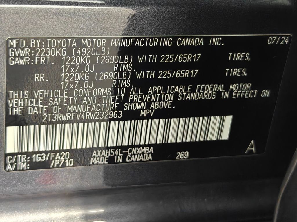 Used 2024 Toyota RAV4 XLE w/ Convenience Package AWD/4WD image 47