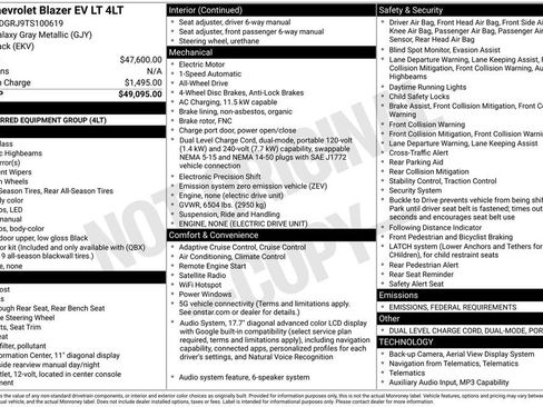 New 2026 Chevrolet Blazer EV LT image 35