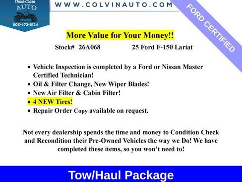 Certified 2025 Ford F150 Lariat AWD/4WD image 2