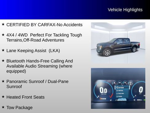 Used 2023 Ford F150 Platinum w/ FX4 Off-Road Package AWD/4WD image 4