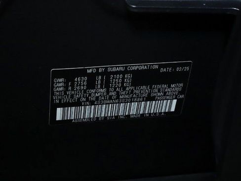 Certified 2025 Subaru Legacy Limited AWD/4WD image 21