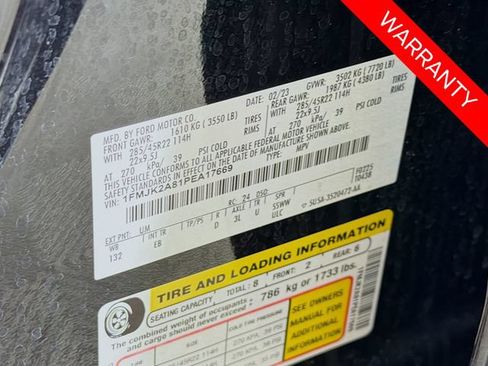 Certified 2023 Ford Expedition Max Limited AWD/4WD image 36