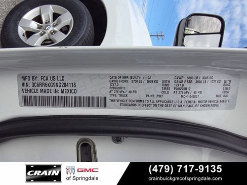 Used 2022 RAM 1500 Tradesman w/ Chrome Plus Package RWD image 32
