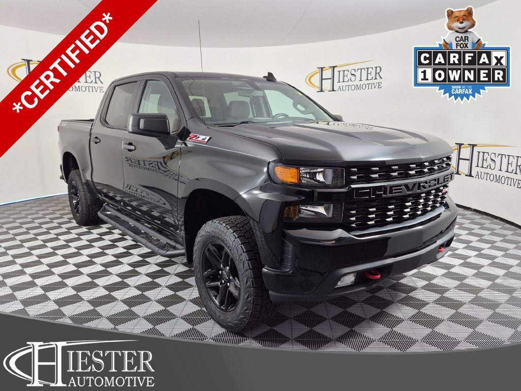 Certified 2019 Chevrolet Silverado 1500 Custom Trail Boss w/ Custom Convenience Package AWD/4WD 360° Tour