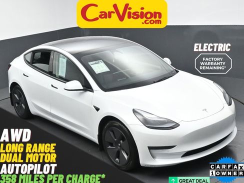 Used 2022 Tesla Model 3 Long Range AWD/4WD image 1