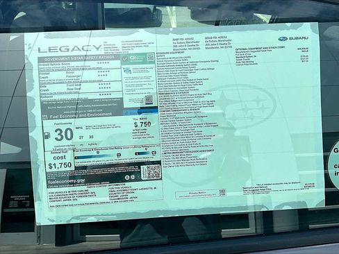 Used 2025 Subaru Legacy Limited image 19