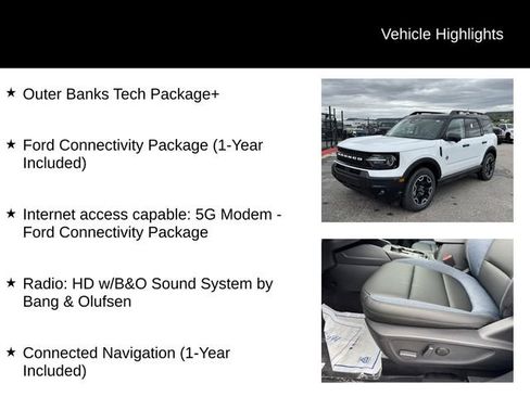 New 2026 Ford Bronco Sport Outer Banks w/ Outer Banks Tech Package+ AWD/4WD image 7