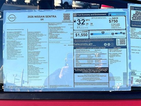 New 2026 Nissan Sentra SR image 14