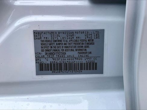 New 2026 Nissan Sentra SV FWD image 17