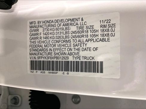 Used 2023 Honda Ridgeline Black Edition image 37